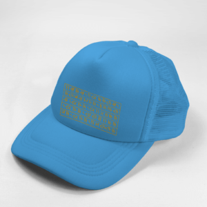 کلاه خط میخی زرین نیایش داریوش بزرگ (رنگ آبی)