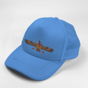 کلاه فروهر رنگی (رنگ آبی)