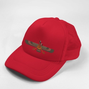 کلاه فروهر رنگی (رنگ سرخ)