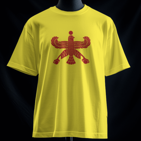 تیشرت شهباز سرخ (رنگ زرد)