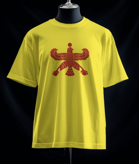 تیشرت شهباز سرخ (رنگ زرد)