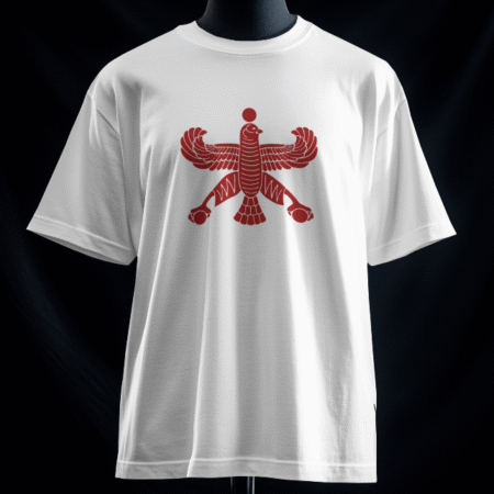 تیشرت شهباز سرخ (رنگ سفید)