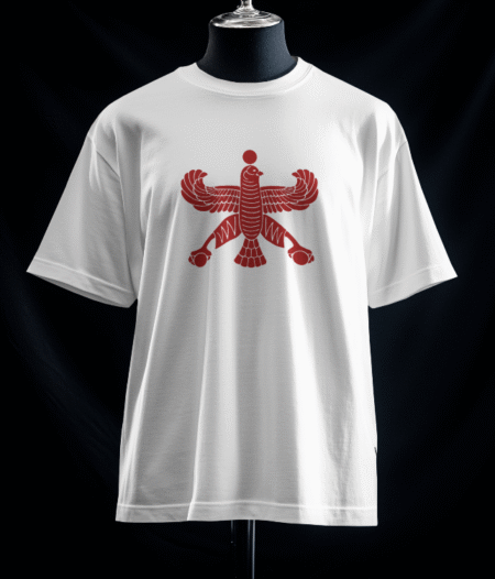 تیشرت شهباز سرخ (رنگ سفید)