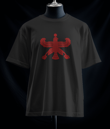 تیشرت شهباز سرخ (رنگ مشکی)