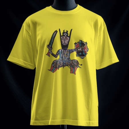 تیشرت آدمک (رنگ زرد)