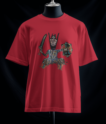 تیشرت آدمک (رنگ سرخ)