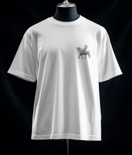 تیشرت نشان افتخار گاو بالدار (رنگ سفید)