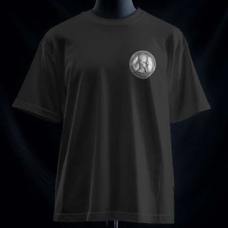 تیشرت نشان افتخار سکه اردشیر (رنگ مشکی)