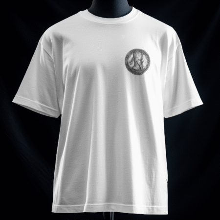 تیشرت نشان افتخار سکه اردشیر (رنگ سفید)