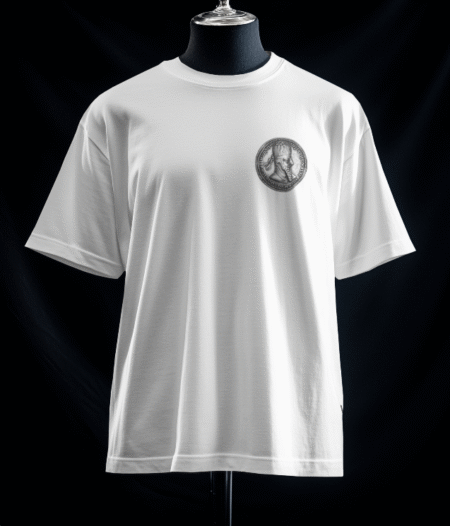 تیشرت نشان افتخار سکه اردشیر (رنگ سفید)