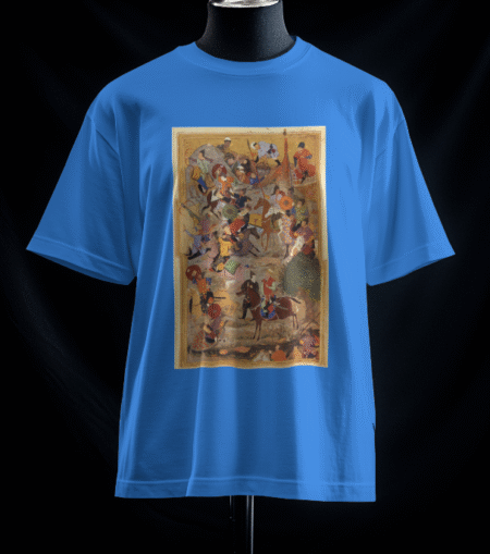 تیشرت حماسه (رنگ آبی)