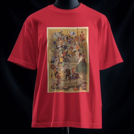 تیشرت حماسه (رنگ سرخ)
