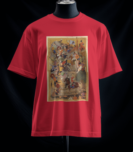 تیشرت حماسه (رنگ سرخ)