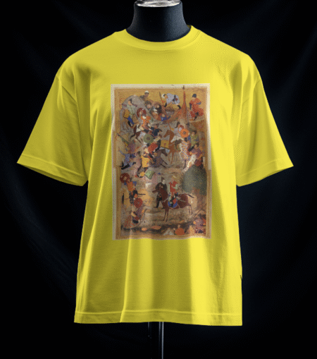 تیشرت حماسه (رنگ زرد)