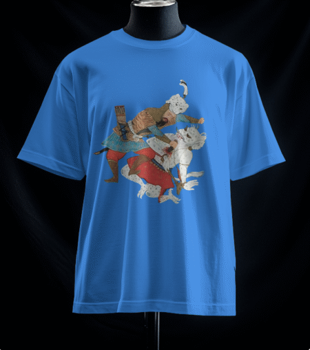 تیشرت خوان هفتم رستم (رنگ آبی)