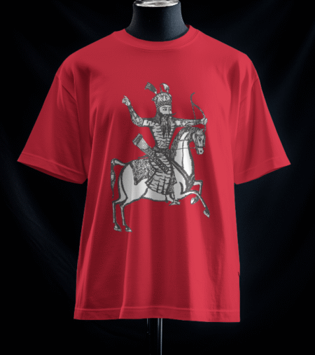 تیشرت خروش رستم (رنگ سرخ)