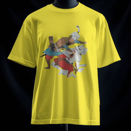 تیشرت خوان هفتم رستم (رنگ زرد)