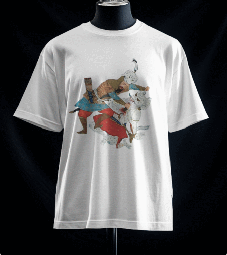 تیشرت خوان هفتم رستم (رنگ سفید)