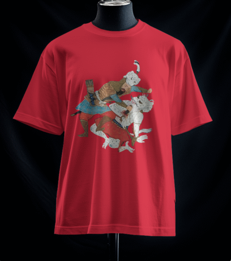 تیشرت خوان هفتم رستم (رنگ سرخ)