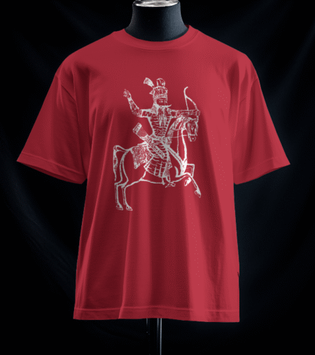 تیشرت جهان پهلوان (رنگ سرخ)