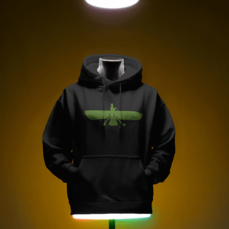 هودی فروهر سبز (رنگ مشکی)