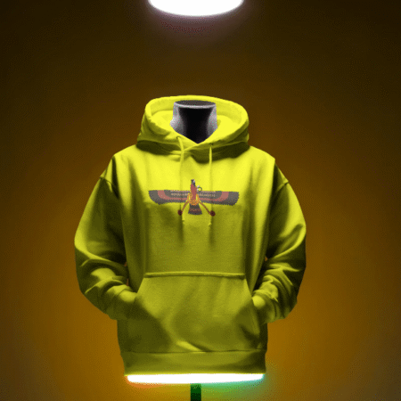 هودی فروهر رنگی (رنگ زرد)