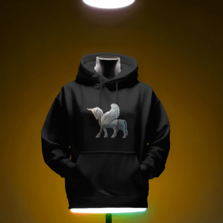 هودی گاو بالدار (رنگ مشکی)