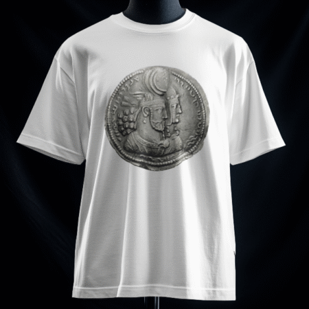 تیشرت بهرام دوم و همسرش شاپوردختک