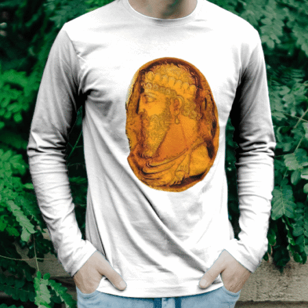 تیشرت آستین بلند شهریار (رنگ سفید)