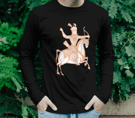 تیشرت آستین بلند رستم (رنگ مشکی)