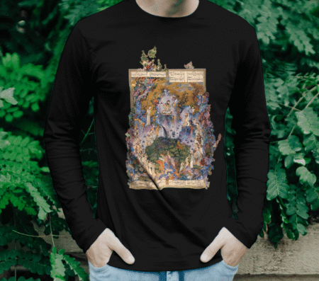 تیشرت آستین بلند گیومرث (رنگ مشکی)